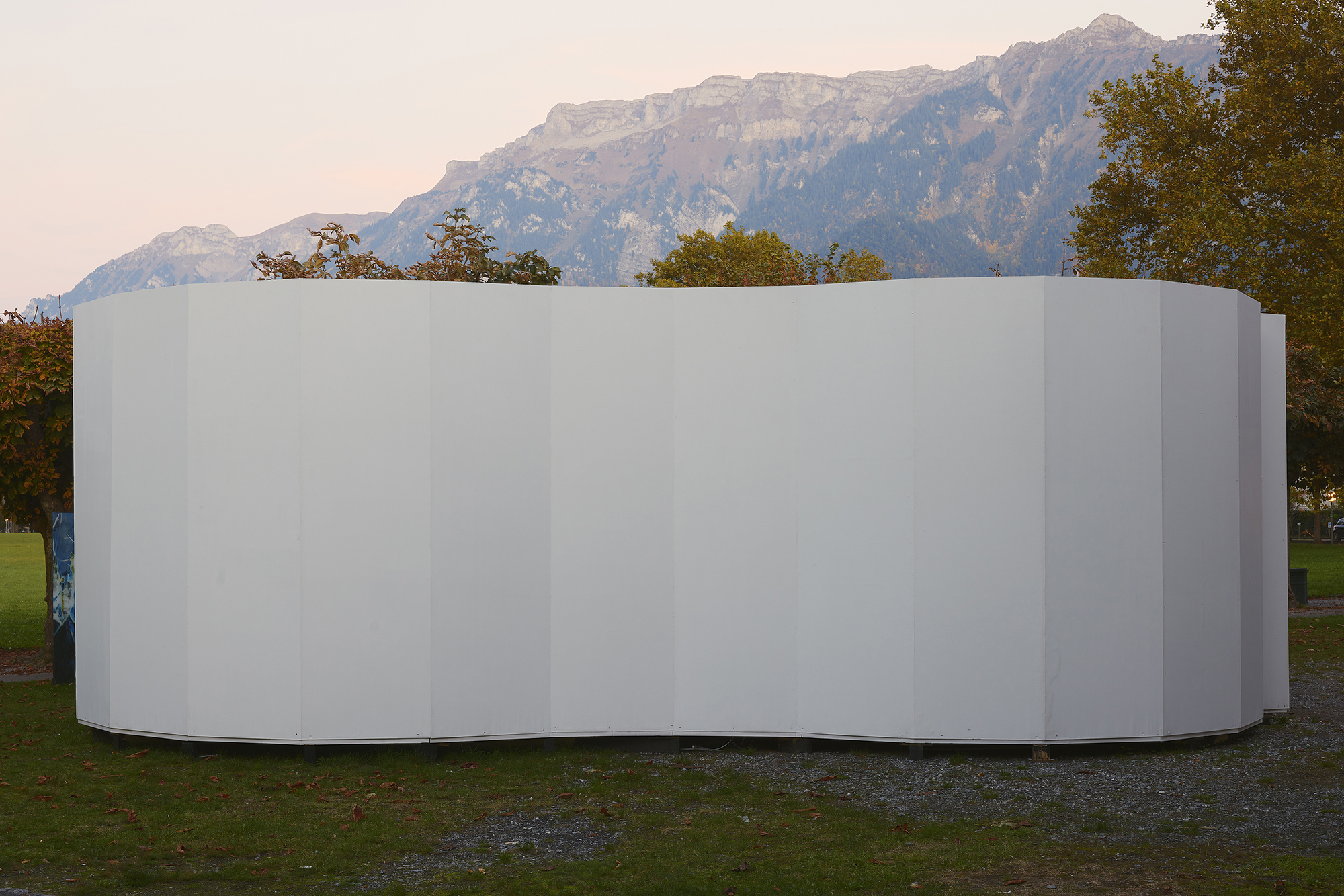 Aussenansicht Wanderpavillon